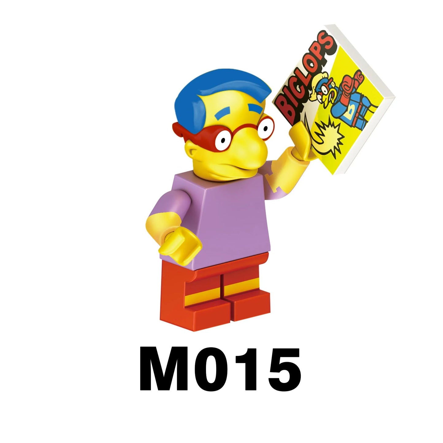 Blocos de Montar Desenho Animado Comédia Família Simpson Mini Bonecos Montáveis Blocos de Construção Brinquedos mold king boneco de ação