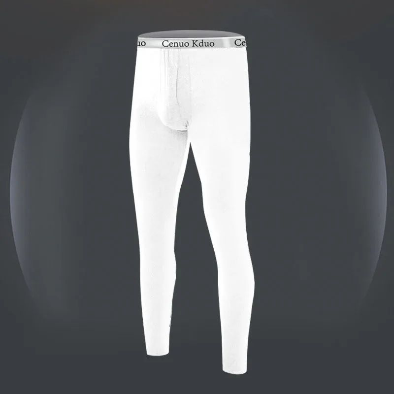 2025 Men's Thermal Underwear Pants, Slim Leggings, Fleece Thickened Skinny Warm Long Pants, Men's Warm Pants For Autumn Winter