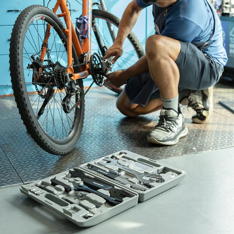 ROCKBROS Kits de Ferramentas para Reparo de Bicicleta 44 em 1 Profissional Multifuncional para Bike Conjunto de Chaves Ferramentas de Ciclismo