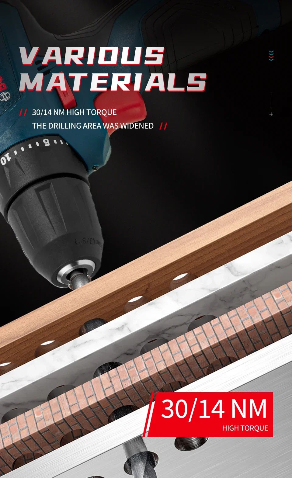 Furadeira elétrica profissional Bosch-GSB-12-V30, parafusadeira sem fio, multifuncional, para uso doméstico, chave de fenda, faça você mesmo