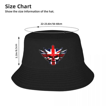 In The Ring Cody Rhodes Bucket Hat for Women Men Summer American Nightmare Skull Sun Hats Unique Design for Fishing Cap Bob Hat
