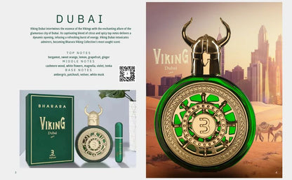 Viking Dubai by Bharara perfume for unisex EDP 3.3 / 3.4 oz New in Box