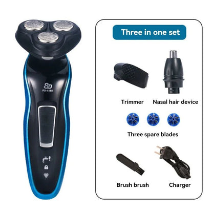 Xiaomi Men's Shaver 3-in-1 Washable Painless Ultra-Thin Three-blade Wet and Dry Cordless Rechargeable Nose Hair Razor