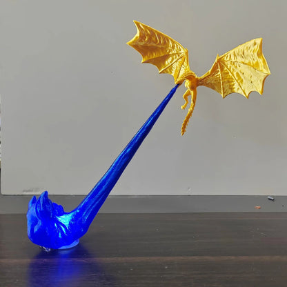 Dragon Flame Decor 3D Dragon Flame Book Nook Flying Fire Dragon Statue Unique Christmas Birthday Gift for Dragon Lovers Home USe