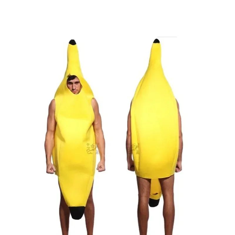 Child/Adult Banana Cosplay Halloween Christmas  Costumes Performance Costume Fruit Banana Costume Performance  Costume