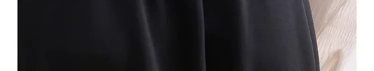 Plus Size High-waisted Slimming Black Draped Skirt Medium-length Umbrella Skirt For Women Thinning A- line Body Shaper