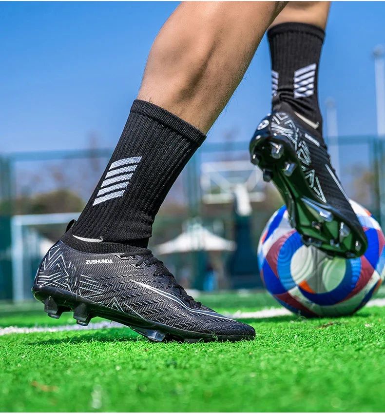 TF/FG Men Soccer Shoes Society Professional Football Field Boots Original Comfortable Top Quality Cleats Football Shoes Tenis