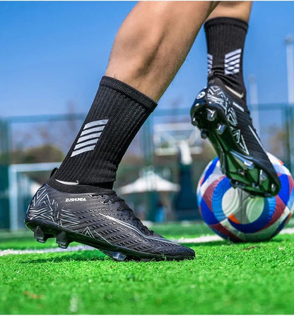 TF/FG Men Soccer Shoes Society Professional Football Field Boots Original Comfortable Top Quality Cleats Football Shoes Tenis