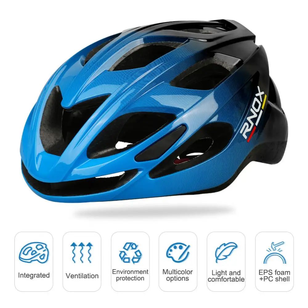 Capacete de Ciclismo RNOX Novo Ultraleve, Capacete de Segurança para Bicicleta, para Mulheres, Homens, Equipamento de Corrida, Bicicleta de Estrada, MTB, Capacetes de Bicicleta Adultos