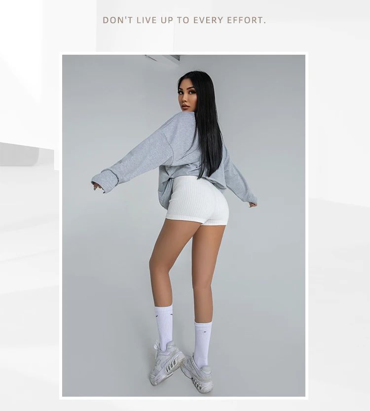 HELIAR Women High Waist A-line Shorts Thin Knit Sports Shorts For Women Casual Running Slim Bodycon Trousers 2025 Spring Summer