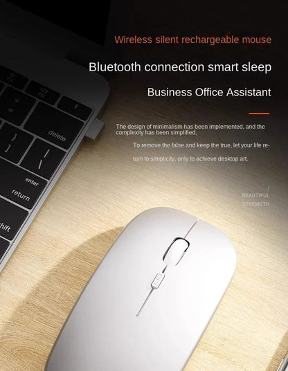 Mouse sem fio para notebook PC Bluetooth recarregável mouses de computador silenciosos mouse USB ergonômico para jogos para Xiaomi Pad