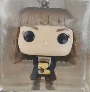 2025 Novo Chaveiro FUNKO Harry com Caixa Ginny Ron Fawkes Hedwig Hermione Pocket Boneco de Ação de Vinil Brinquedos Presentes Decoração