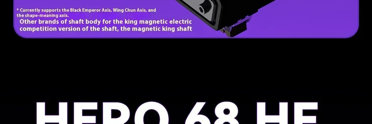 AULA Hero 68HE Magnetic Keyboard RGB Light Wired Hot Swap Esports 8K Gaming Hero68 Mechanical Keyboard Low delay PC Accessories