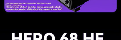 AULA Hero 68HE Magnetic Keyboard RGB Light Wired Hot Swap Esports 8K Gaming Hero68 Mechanical Keyboard Low delay PC Accessories