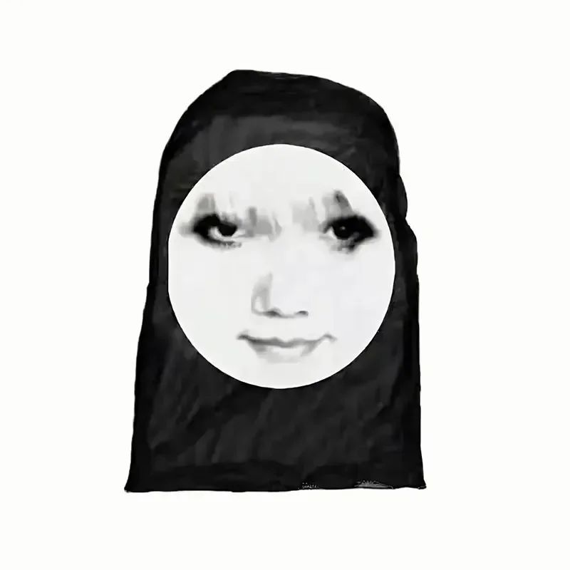 Full Face Mask for Halloween Cosplay Party Balaclava with Celebrity Face Mesh Visualized Elastic Headwear Christmas Gifts