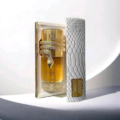 Perfume Unissex Árabe do Oriente Médio Moussa Man Snake Mystery, 100ml, com Fragrância de Longa Duração e Excelente para Presentear