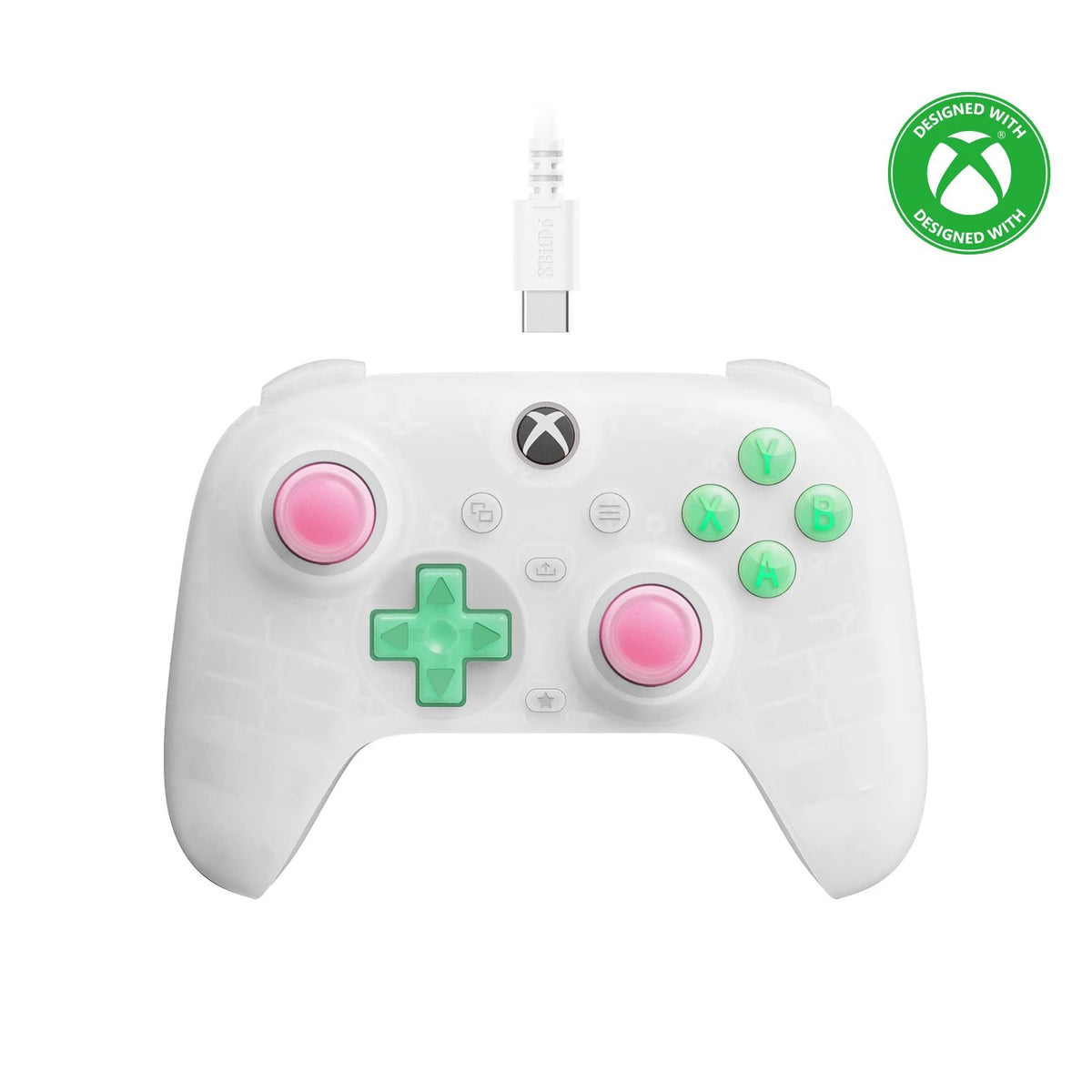 8BitDo Ultimate Mini Wired Controller with Game Pass Joystick for Xbox Series S/X, Xbox One, Windows 10/11 Gamepad Accessories