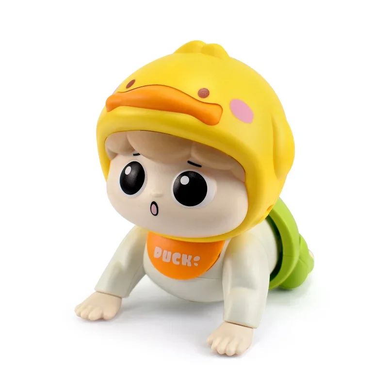 1PC Crawling Doll Baby Toy with Music, Aged 0-1, Learning Crawling Guidance and Head Up Training