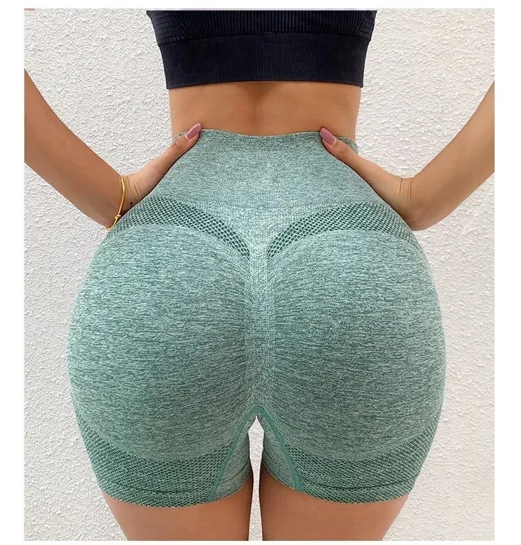 Short Gym Women‘s Gym Shorts High Elasticity Yoga Clothing Absorbent Short Sets Push Up Pants Cycling Jogging Fitness Legging