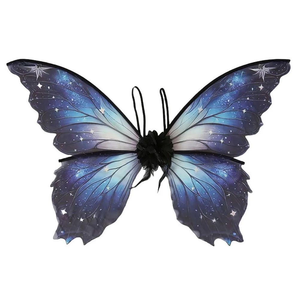1PC Adults Fairy Wings Girls Sparkling Angel Wings Butterfly Costume Wings Halloween Costume Dress up Party Favor Christmas Gift