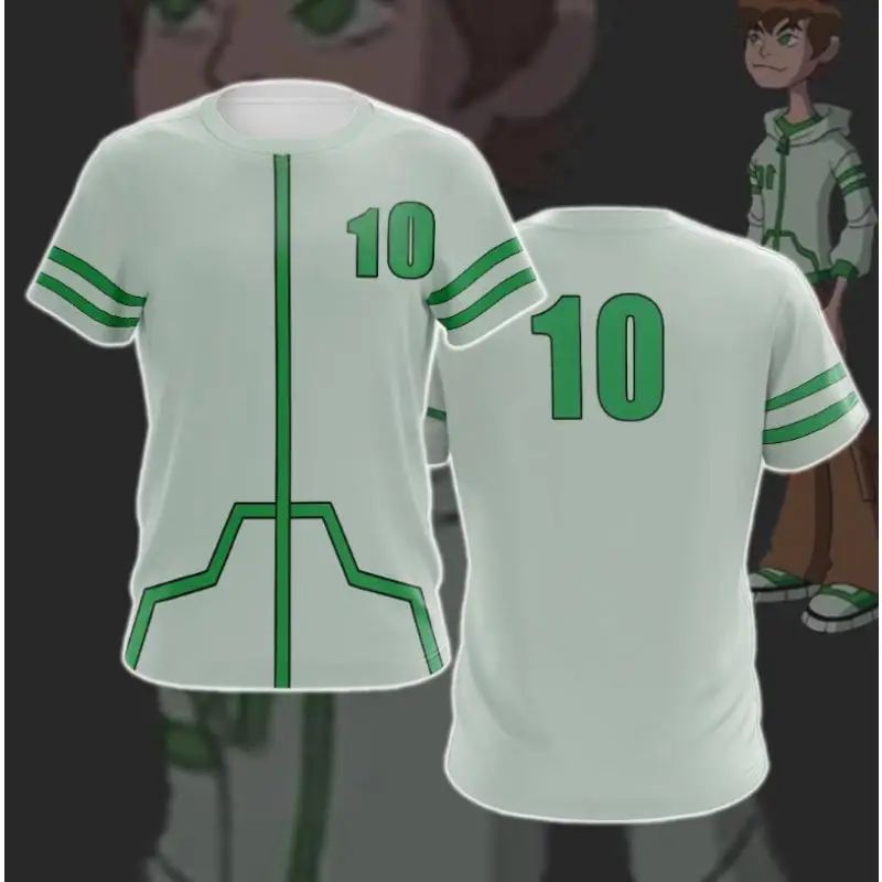 Anime Omnitrix Ben10 Cosplay T-Shirts 3D Ben Tennyson Print Kids Cartoon Tee Summer Men Women Harajuku Short Sleeve Top