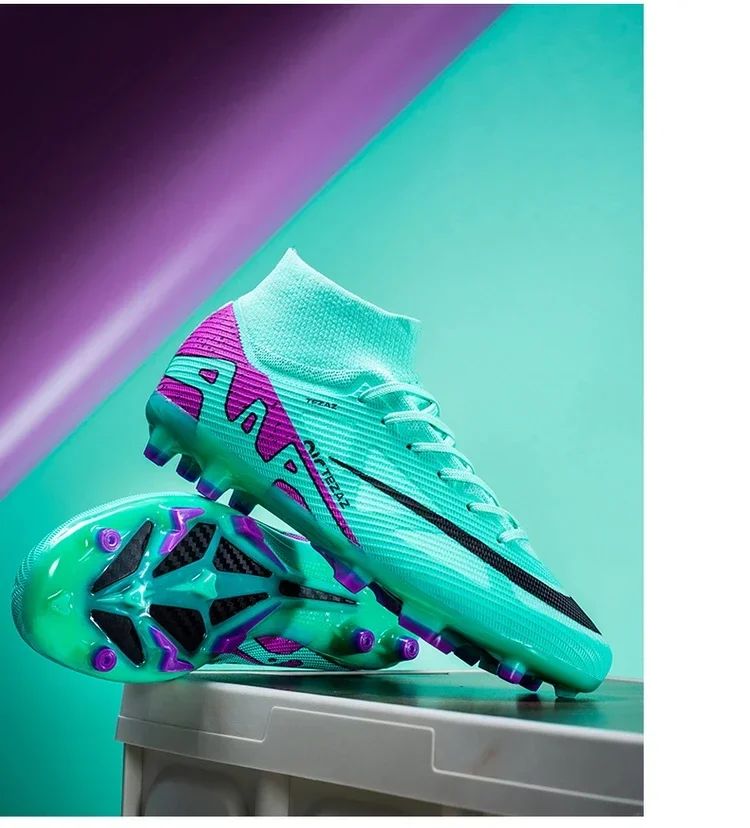 Men Football Shoes TF/FG Society Cleats Indoor Soccer Shoes Professional Football Field Boots Fast Unisex Sneaker Top Quality