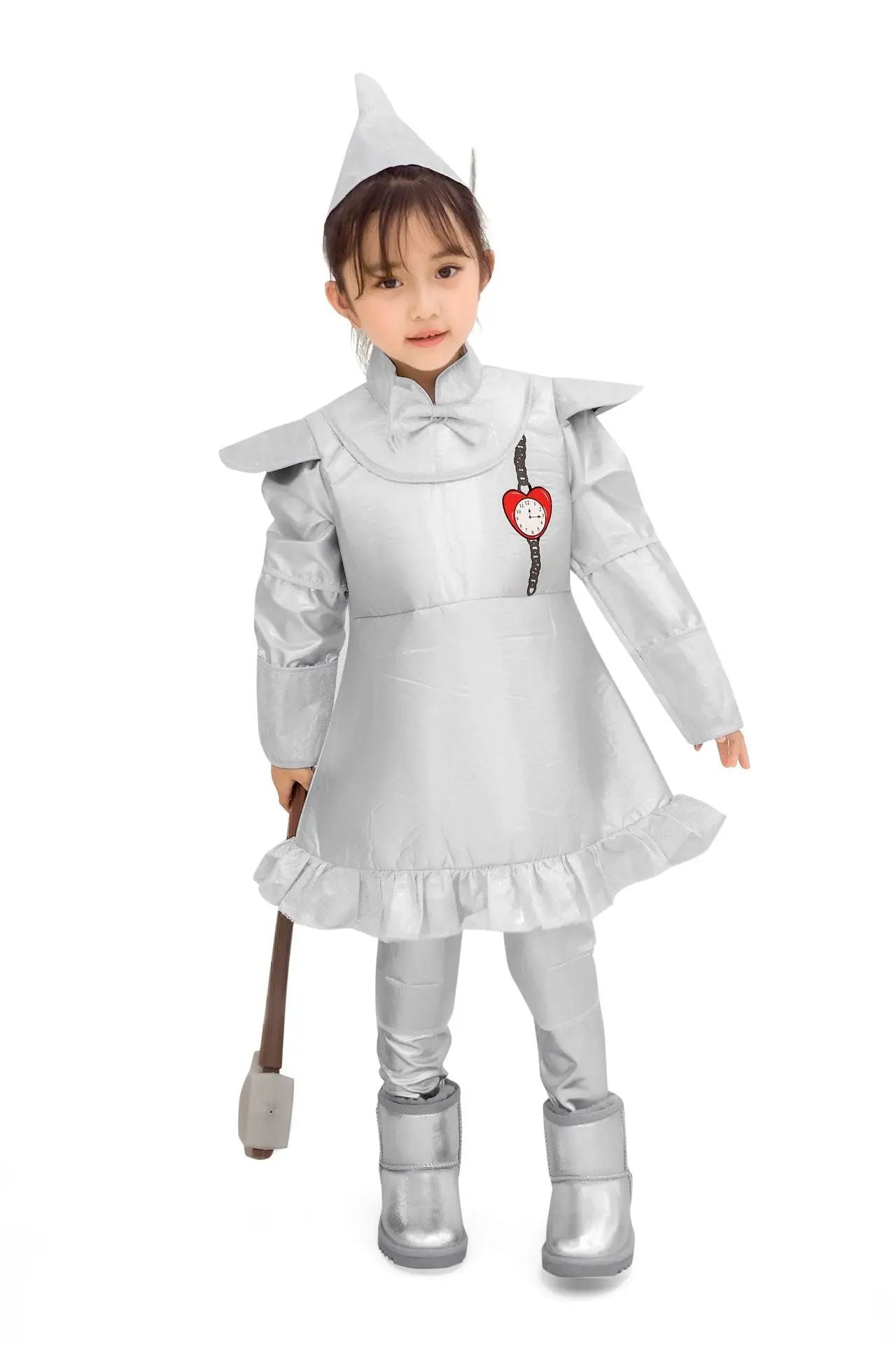 Halloween Cosplay Tin Man Costume Parent-children Clothing Adult Male Iron Man Costume Wizard of Oz Performance Stage Costumes
