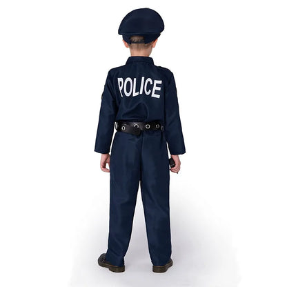 New Year's Dress Up America Police Costume for Kids - Police Officer Costume for Boys - Cop Uniform Set with Accessories