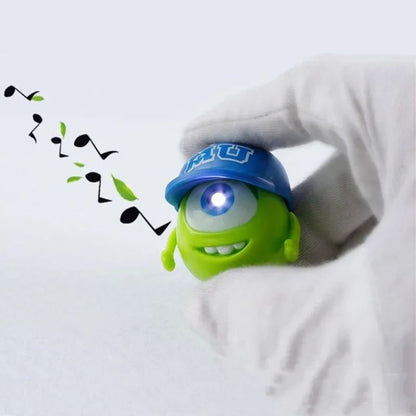Monsters University Mike Chaveiro Luz de LED Som Anime Wazowski MrQ Bonecos de Ação Pingente Brinquedo Presente Fofo Presente de Aniversário para Crianças