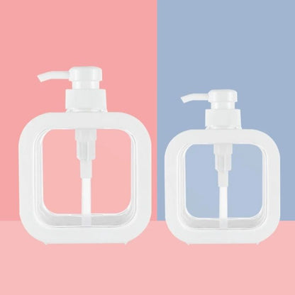 300/500ml Bathroom Soap Dispensers Refillable Lotion Shampoo Shower Gel Holder Portable Travel Dispenser Empty Bath Pump Bottle