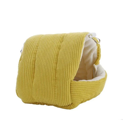 Parrot Cotton Nest Bird Cage Mini Hammock Cage Plush and Thickened Winter Bird Cotton Nest Hut Tent Bed Hanging Cave Pet Items