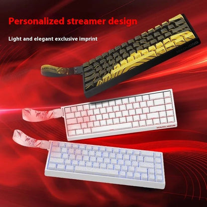 Teclado Mecânico Madlions Mad 60He com Switch Magnético MAD68 Teclado com Fio Mad60he Personalizado MAD68he Presentes para Gamers de Esports