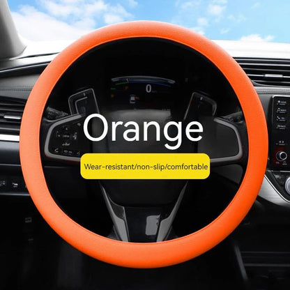 Universal Steering Wheel Cover Car Steering Wheel Handle Cover Anti-skid Wear-resistant All-season Silicone Steering Wheel