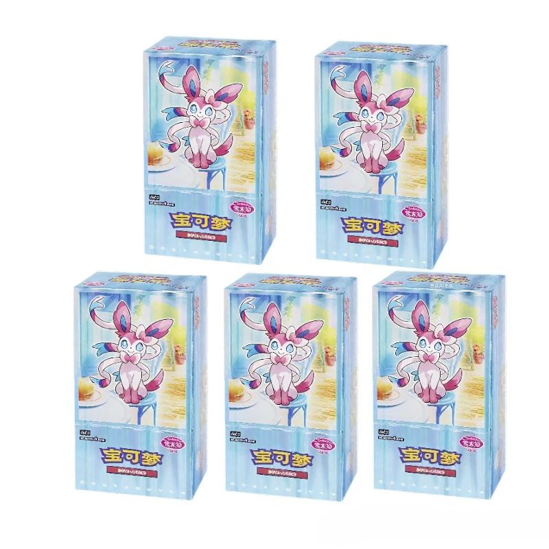 100% Original Pacote de Gemas Pokemon Vol3 Edição Cartas Anime Pokemon PTCG Bolsa de Gemas 2 Cartas Colecionáveis Brinquedo Presente de Aniversário Social