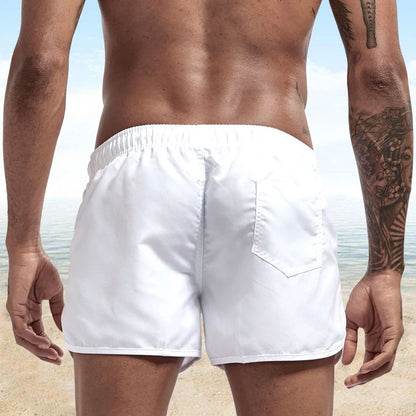 New Hot Summer Swim Trunks Sport Gym Running Shorts Male Beachwear Luxury Beach Shorts Quick Dry Mens Siwmwear Board Briefs