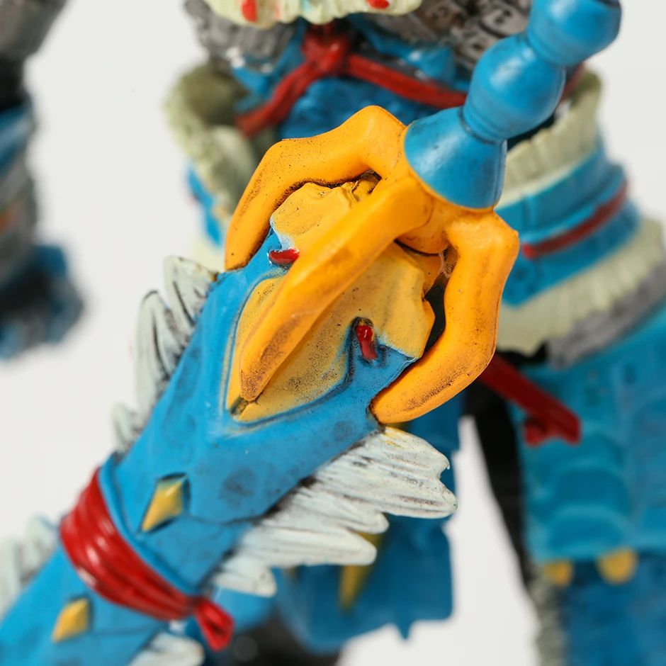 Modelo de brinquedo colecionável do boneco de ação do espadachim com armadura de Zinogre/Rathalos de Monster Hunter para presente de Natal