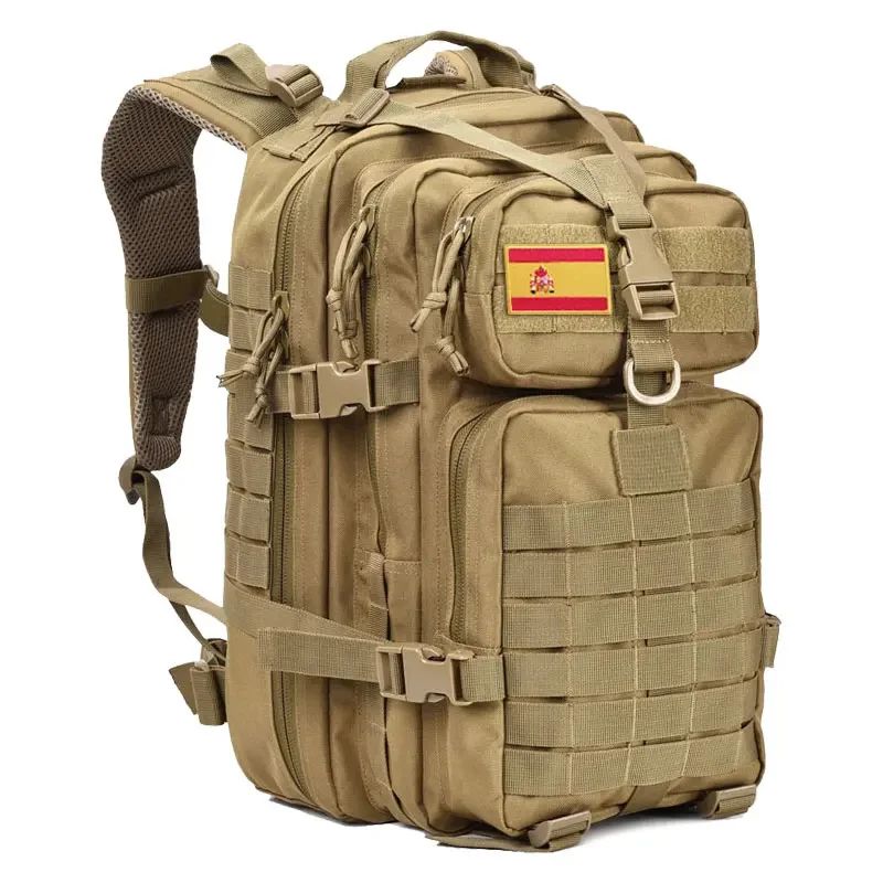 Mochila Tática Militar de 60L Masculina para Viagem, Grande Capacidade, Impermeável, Esportiva ao Ar Livre, Bolsas Multifuncionais