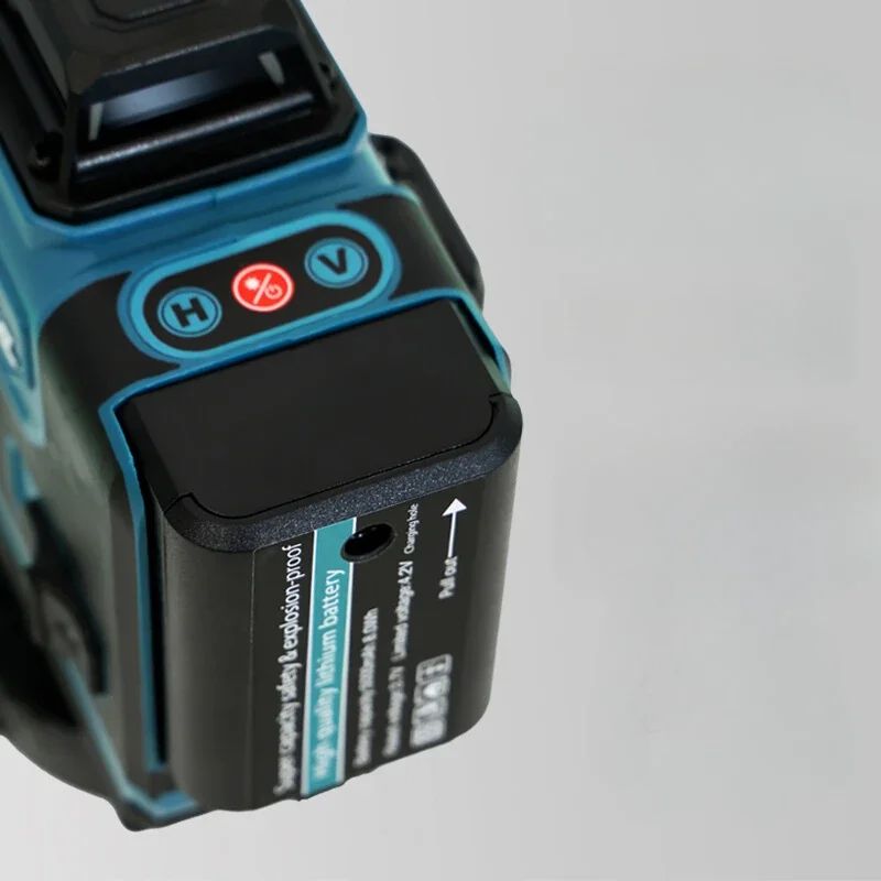 2025 Nível a Laser Makita de Alta Precisão 16 Linhas Luz Verde Nível a Laser de Auto Nivelamento Portátil de Montagem em Parede de Alta Precisão?