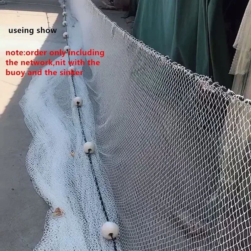 Rede de Pesca de Nylon Sem Nós Semiacabada de 3mm-5mm, Rede de Pesca para Exterior, Rede de Criação em Gaiola, Rede de Arrasto, Ferramenta de Pesca