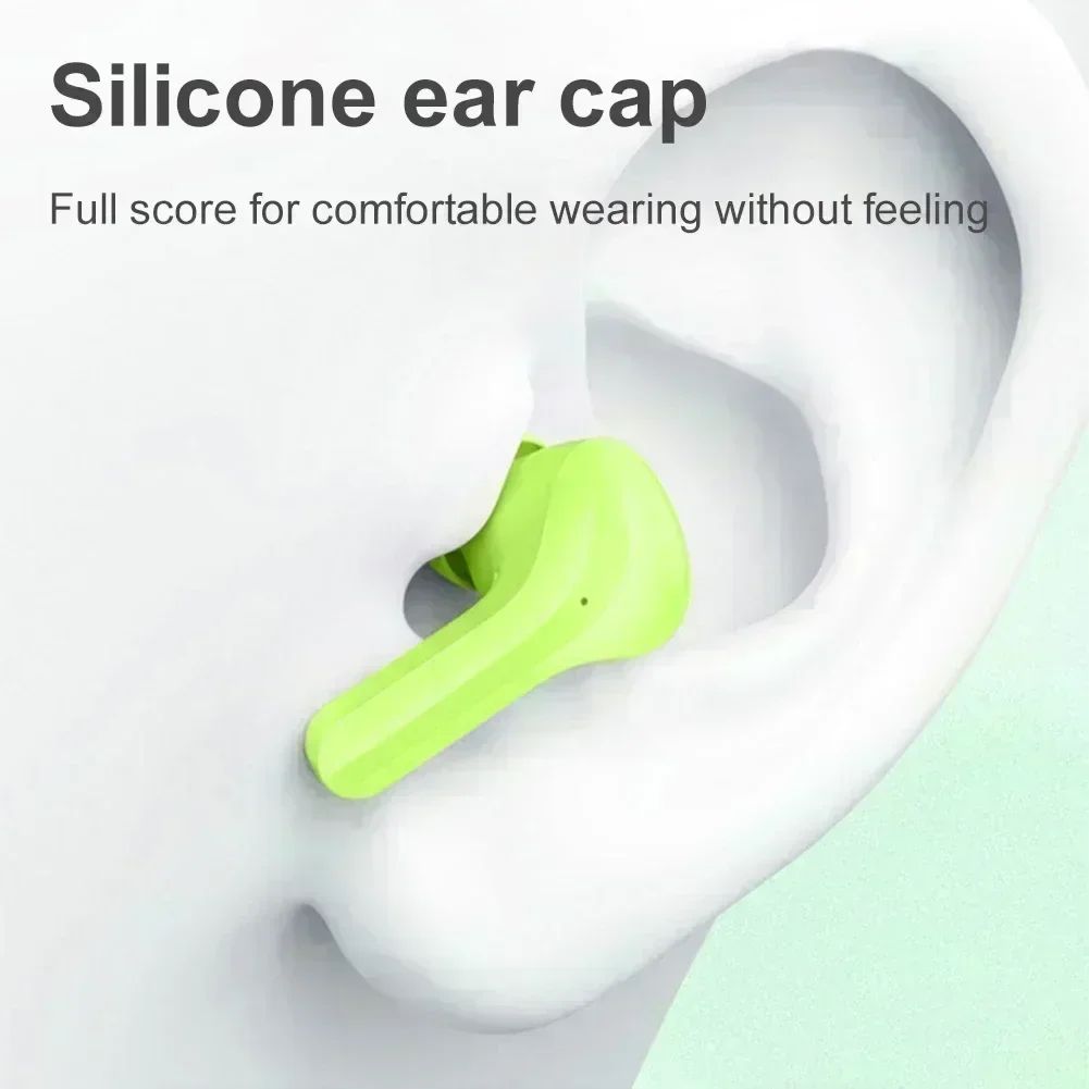 T2 TWS Wireless Headphones LED Power Earphones Digital Display Headset Stereo Sound Bluetooth-compatible 5.3 for Xiaomi