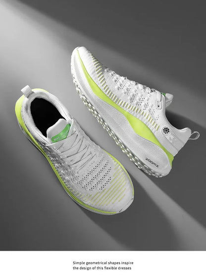Tênis Feminino Mesh Conforto Tênis Esportivo Masculino 2024 Corrida Placa de Carbono Amortecimento Treino Esportivo Calçado de Corrida Unissex