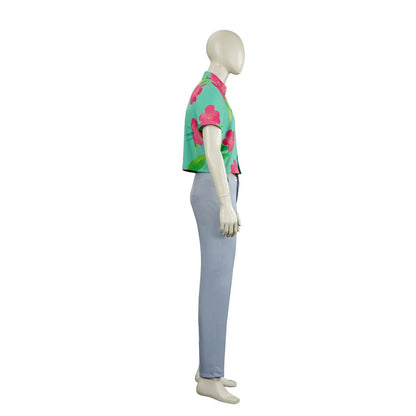 KPp Boys Abby Cosplay Floral Shirt Wig Hat 2026 Disfraz Soda Pop Costume Kids Men Halloween Party Clothes