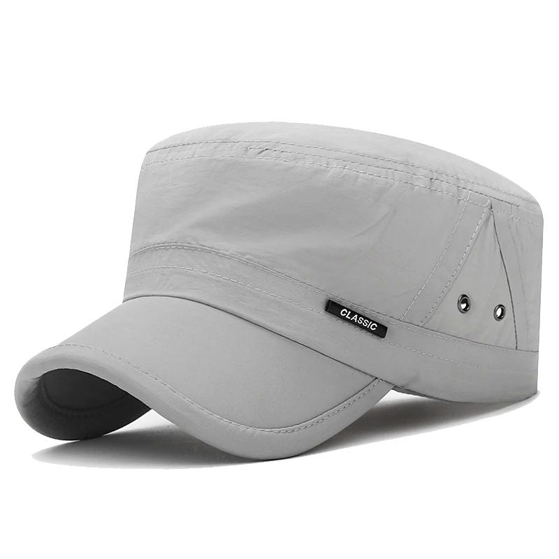 Novas Boinas Masculinas e Femininas com Furos de Ventilação nos Bonés de Cadete da Academia Militar Chapéu de Sol Esportivo Casual Clássico Moderno para Atividades ao Ar Livre
