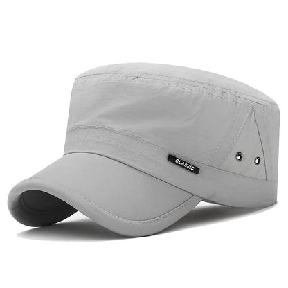 Novas Boinas Masculinas e Femininas com Furos de Ventilação nos Bonés de Cadete da Academia Militar Chapéu de Sol Esportivo Casual Clássico Moderno para Atividades ao Ar Livre