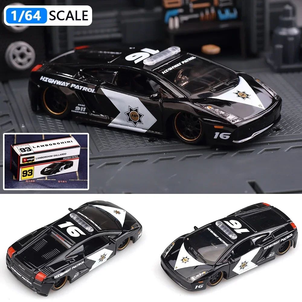 Bburago 1:64 Porsche 911 GT2 Lamborghini Ferrari SP3 812 1959 Cadillac Miniatura de Carro de Liga Fundida Brinquedo de Coleção Presentes