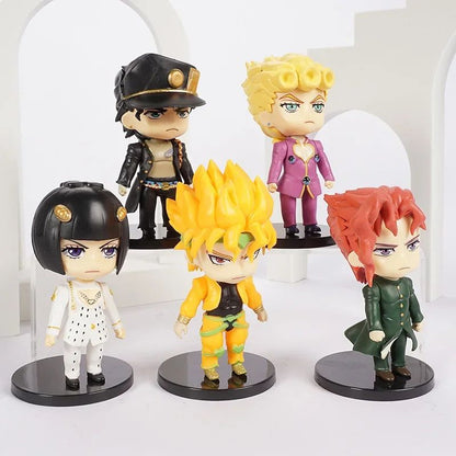 JoJo's Bizarre Adventure Jonathan Dio Higashikata Josuke Narancia Ghirga Pierre Q Versão Figuras Modelo Brinquedos Bonecas Presente