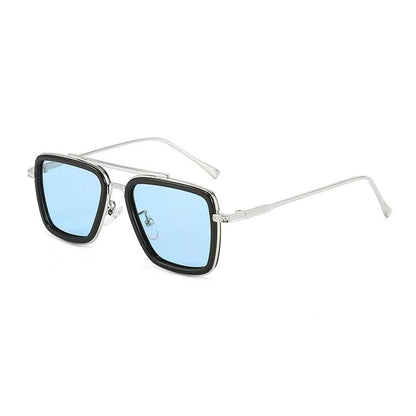 Óculos de Sol Infantis Polarizados de Luxo Estilo Tony Stark Óculos de Sol Quadrados para Crianças Meninos Meninas Oculos Retrô Homem de Ferro