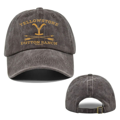 YELLOWSTONE Dutton Ranch Boné de Beisebol Ajustável Chapéu de Sol Primavera Outono Boné de Beisebol Esportivo Hip Hop Bonés Ajustados Chapéus para Homens e Mulheres