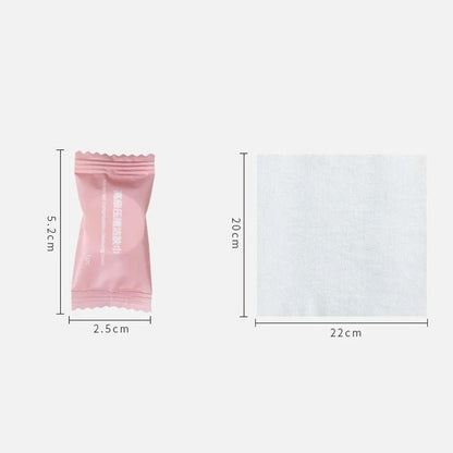 10-50pcs Disposable Towel Compressed Portable Travel Non-woven Face Towel Water Wet Wipe Outdoor Moistened Tissues Candy Towel