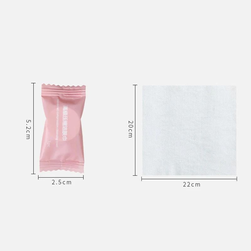 10-50pcs Disposable Towel Compressed Portable Travel Non-woven Face Towel Water Wet Wipe Outdoor Moistened Tissues Candy Towel